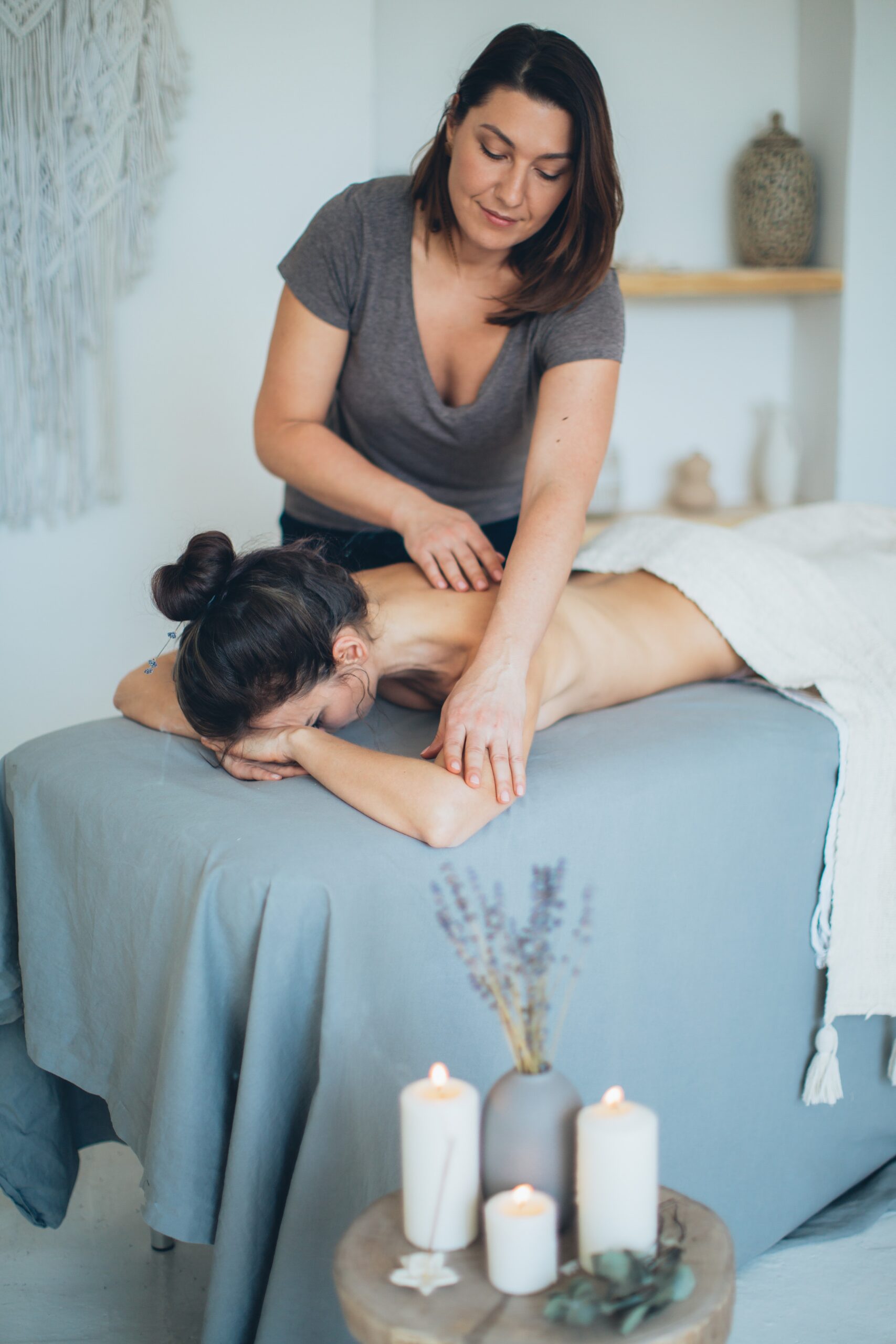 Woman Gets a Massage for Alternative Therapies for PTSD