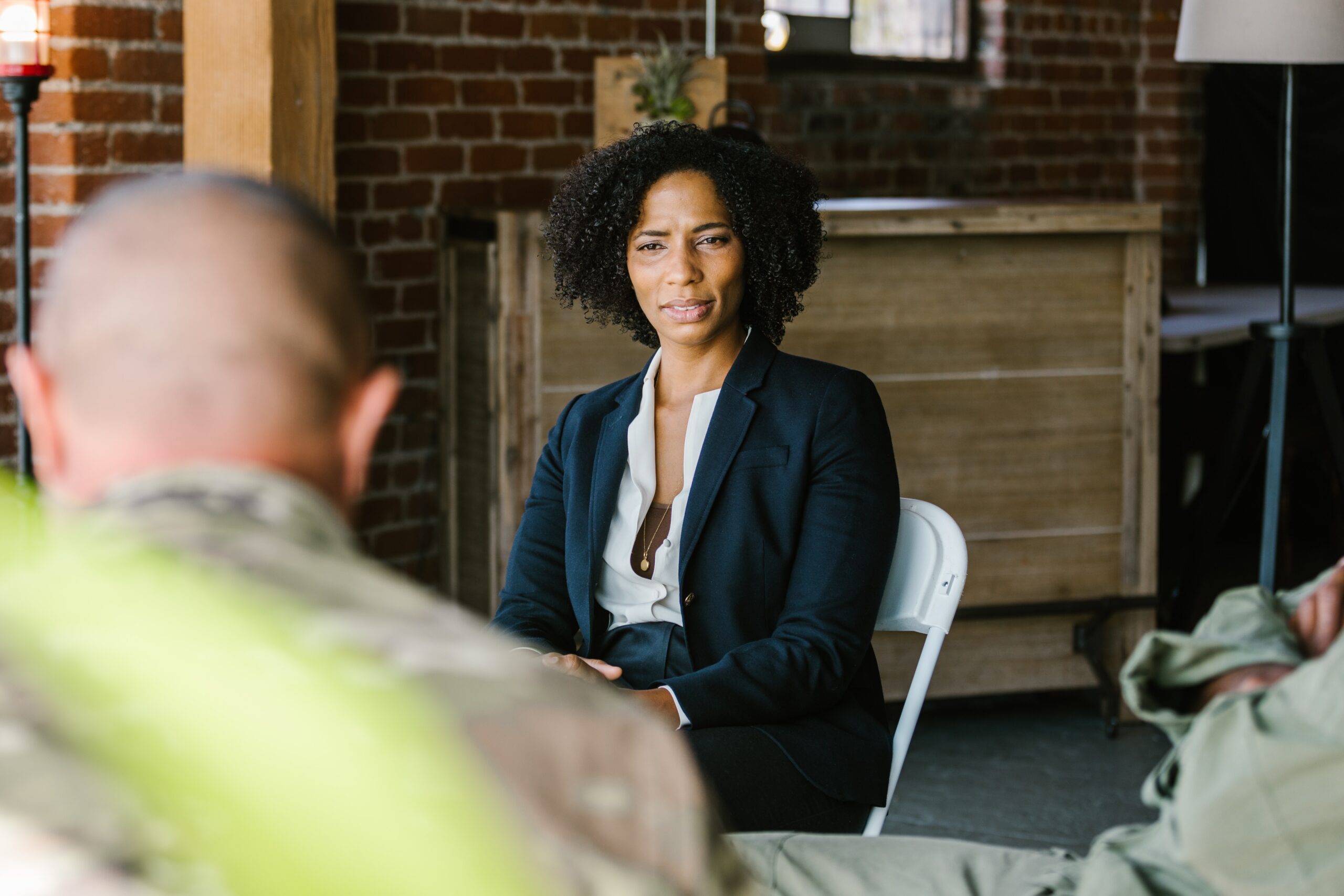 A woman initiating a meaningful conversation for healing relationship.